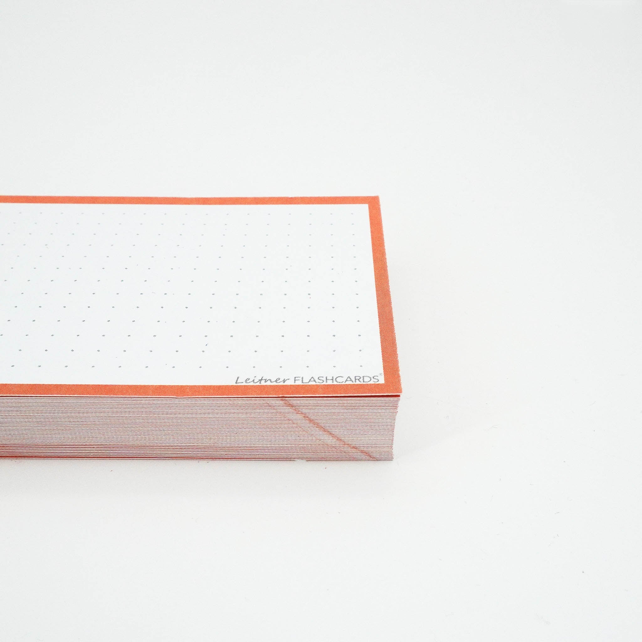 Leitner Flashcards A7 Classic Dotted orange 3
