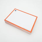 Leitner Flashcards A7 Classic Dotted orange 4