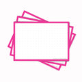 Leitner Flashcards A7 Classic Dotted pink