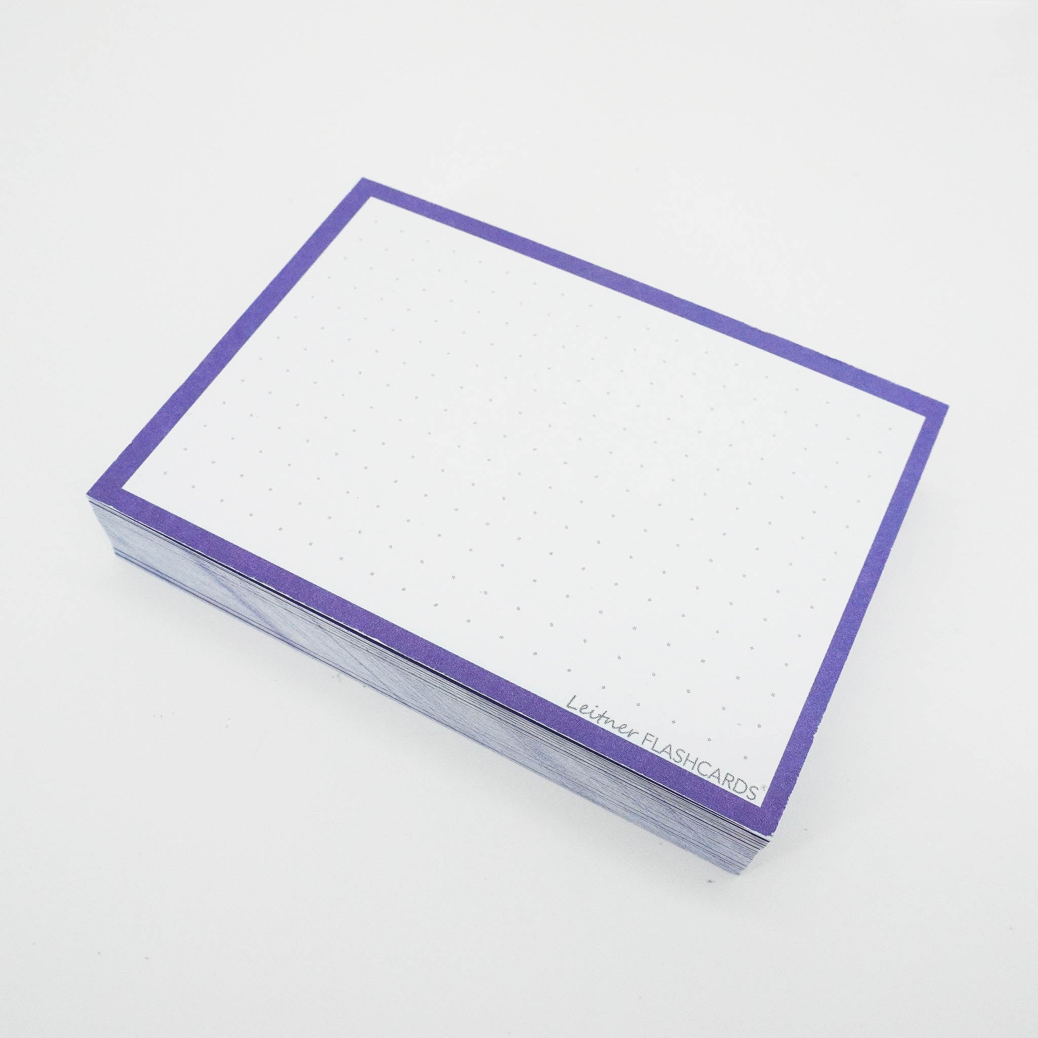 Leitner Flashcards A7 Classic Dotted purple 3