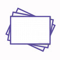 Leitner Flashcards A7 Classic Dotted purple