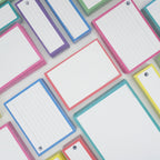 Leitner Flashcards A7 Classic Dotted red lifestyle