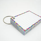 Leitner Flashcards A7 Classic Lined confetti 5
