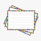 Leitner Flashcards A7 Classic Lined Confetti