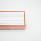 Leitner Flashcards A7 Classic Lined orange 3