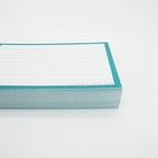 Leitner Flashcards A7 Classic Lined turquoise