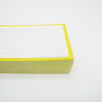 Leitner Flashcards A7 Classic Lined yellow