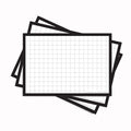 Leitner Flashcards A7 Classic Squared black