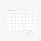 Leitner Flashcards A7 Classic Squared white