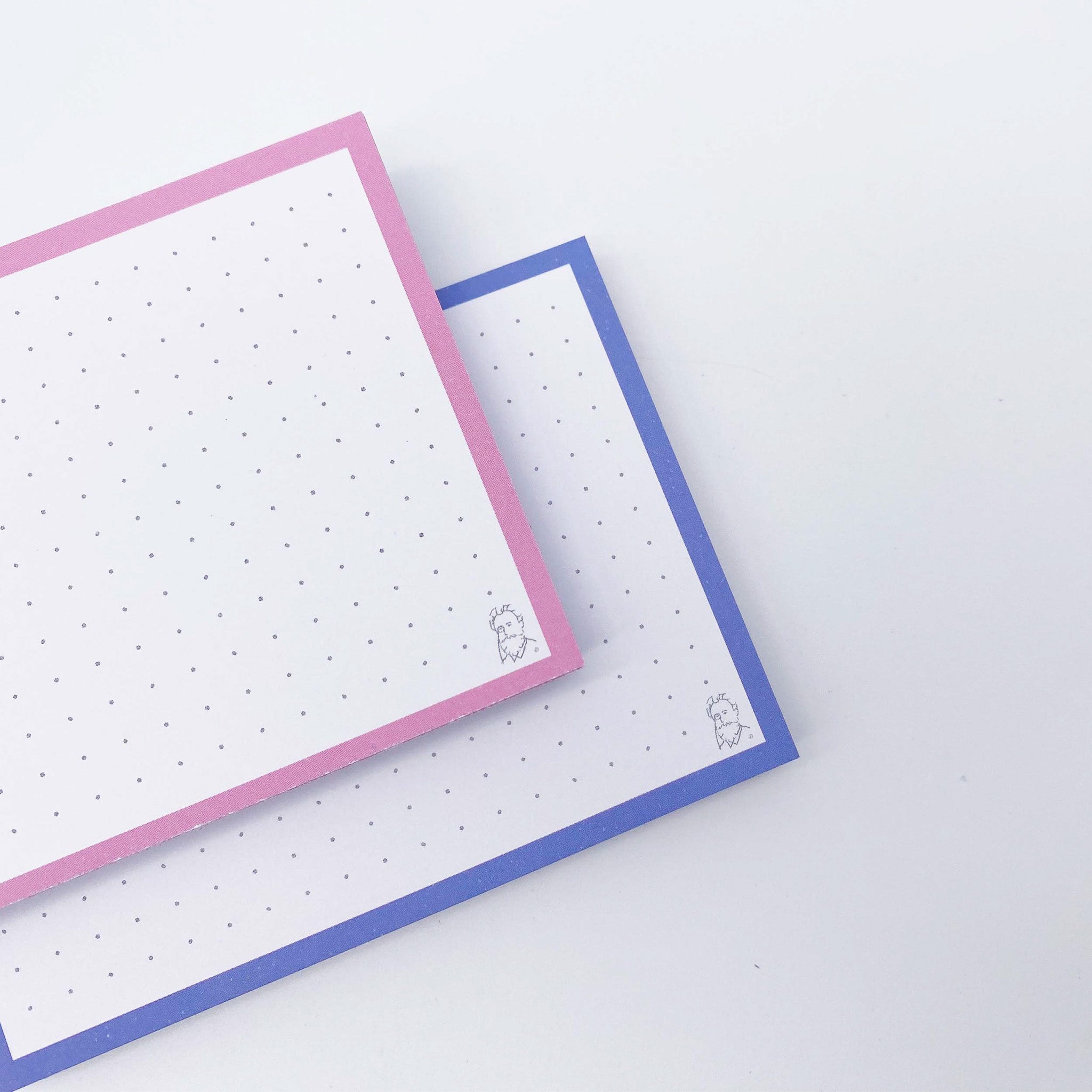 Leitner Flashcards A7 Duo Dotted - Blueberry Bubble Tea