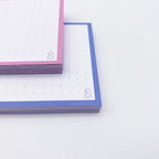 Leitner Flashcards A7 Duo Dotted - Blueberry Bubble Tea