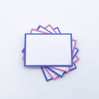 Leitner Flashcards A7 Duo Dotted - Blueberry Bubble Tea