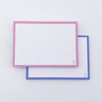 Leitner Flashcards A7 Duo Dotted - Blueberry Bubble Tea