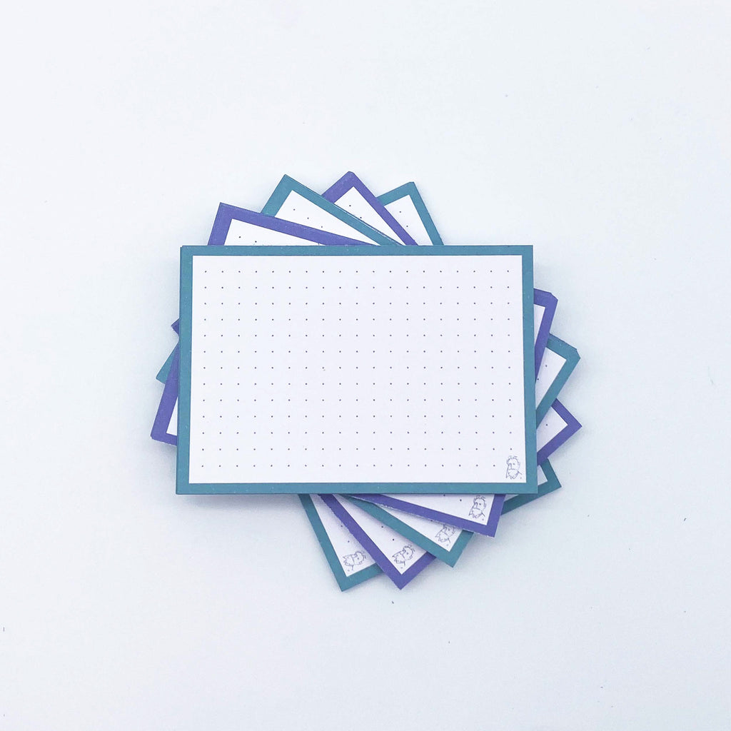 Leitner Flashcards A7 Duo Dotted - Lavender Sunset