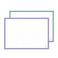 Leitner Flashcards A7 Duo Dotted - Lavender Sunset