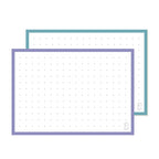 Leitner Flashcards A7 Duo Dotted - Lavender Sunset