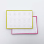 Leitner Flashcards A7 Duo Dotted - Mango-Raspberry Sorbet