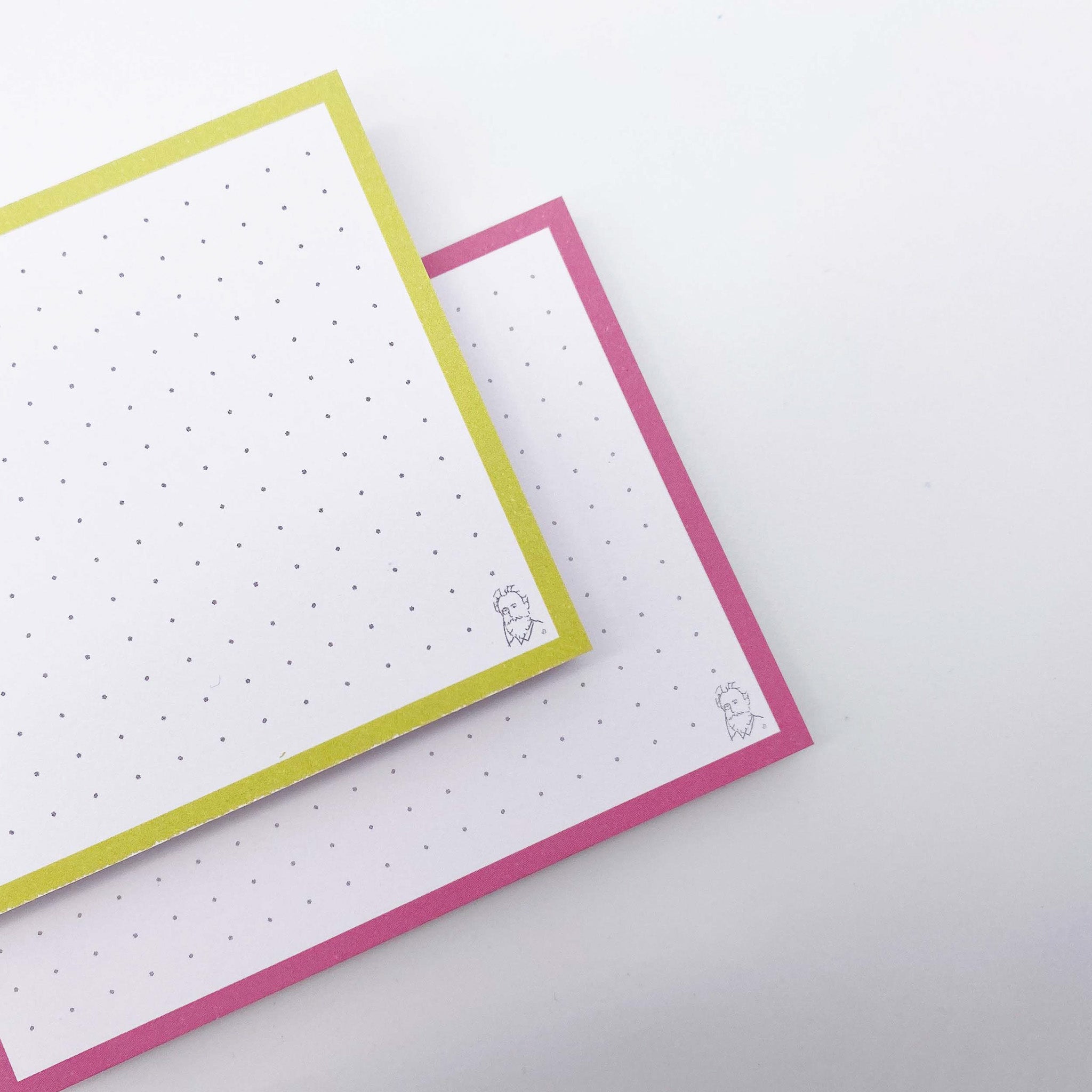 Leitner Flashcards A7 Duo Dotted - Mango-Raspberry Sorbet