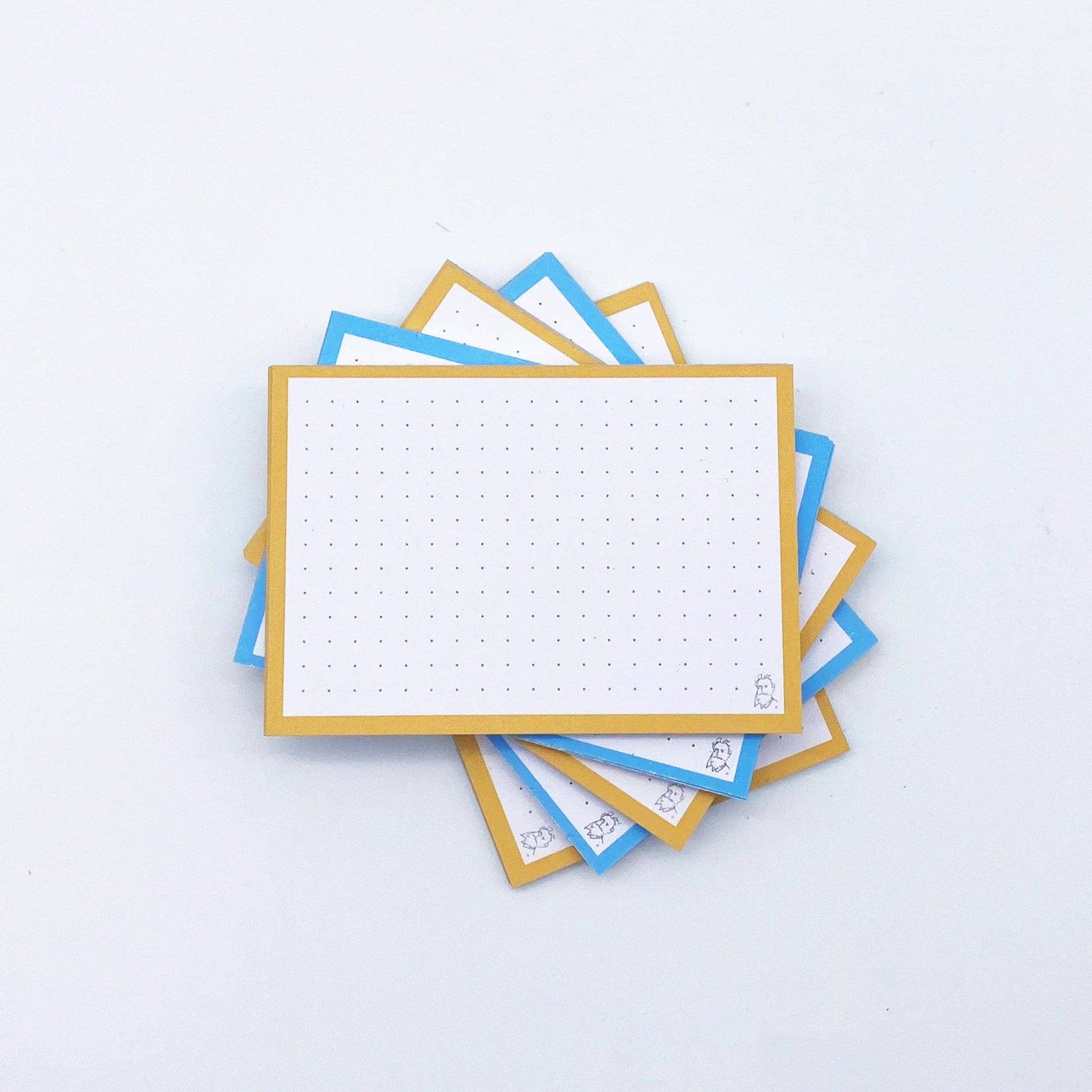 Leitner Flashcards A7 Duo Dotted - Walk on the Beach