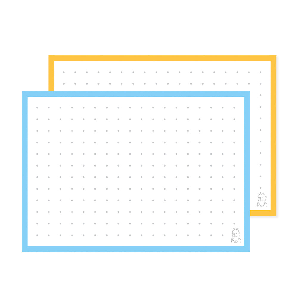 Leitner Flashcards A7 Duo Dotted - Walk on the Beach
