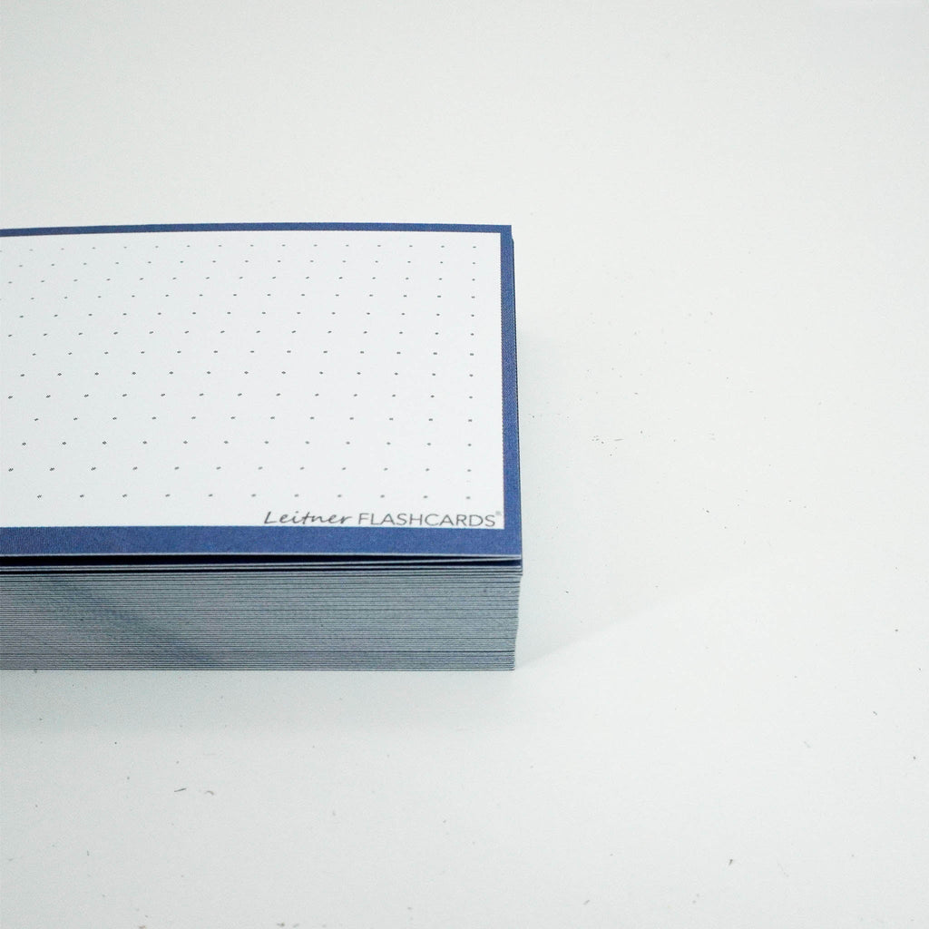 Leitner Flashcards A7 Earth Dotted blue 2