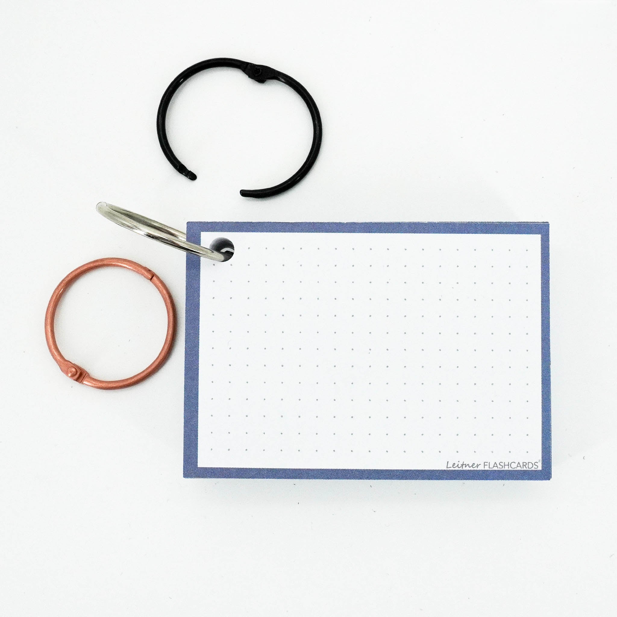 Leitner Flashcards A7 Earth Dotted blue 3