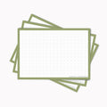 Leitner Flashcards A7 Earth Dotted green