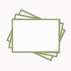 Leitner Flashcards A7 Earth Dotted green