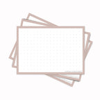 Leitner Flashcards A7 Earth Dotted greige