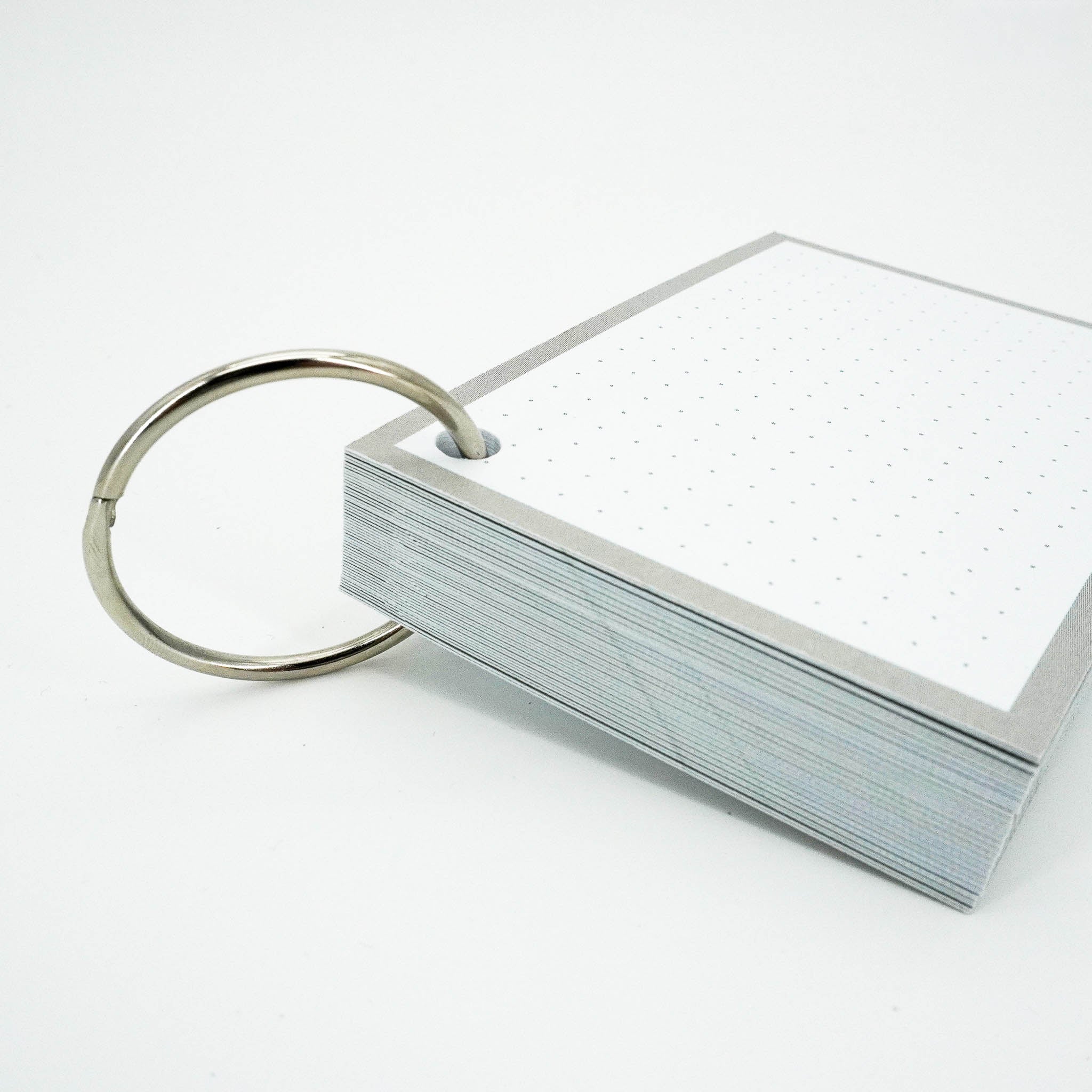 Leitner Flashcards A7 Earth Dotted grey 2