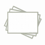 Leitner Flashcards A7 Earth Dotted grey