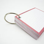 Leitner Flashcards A7 Earth Dotted pink 3