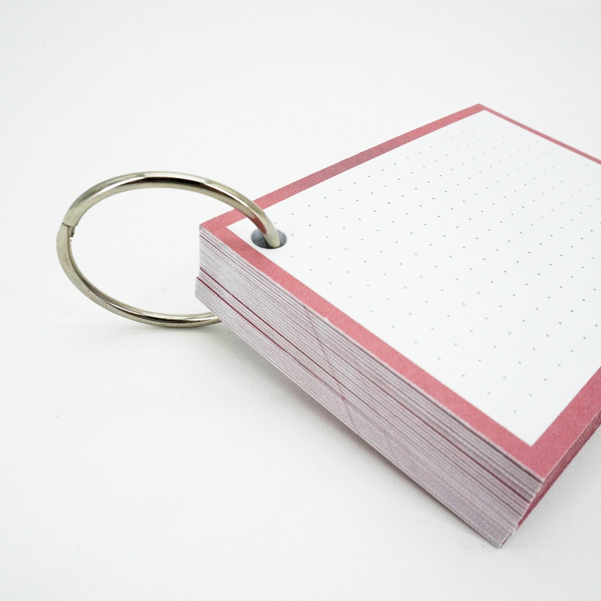 Leitner Flashcards A7 Earth Dotted pink 3