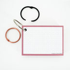Leitner Flashcards A7 Earth Dotted pink 4