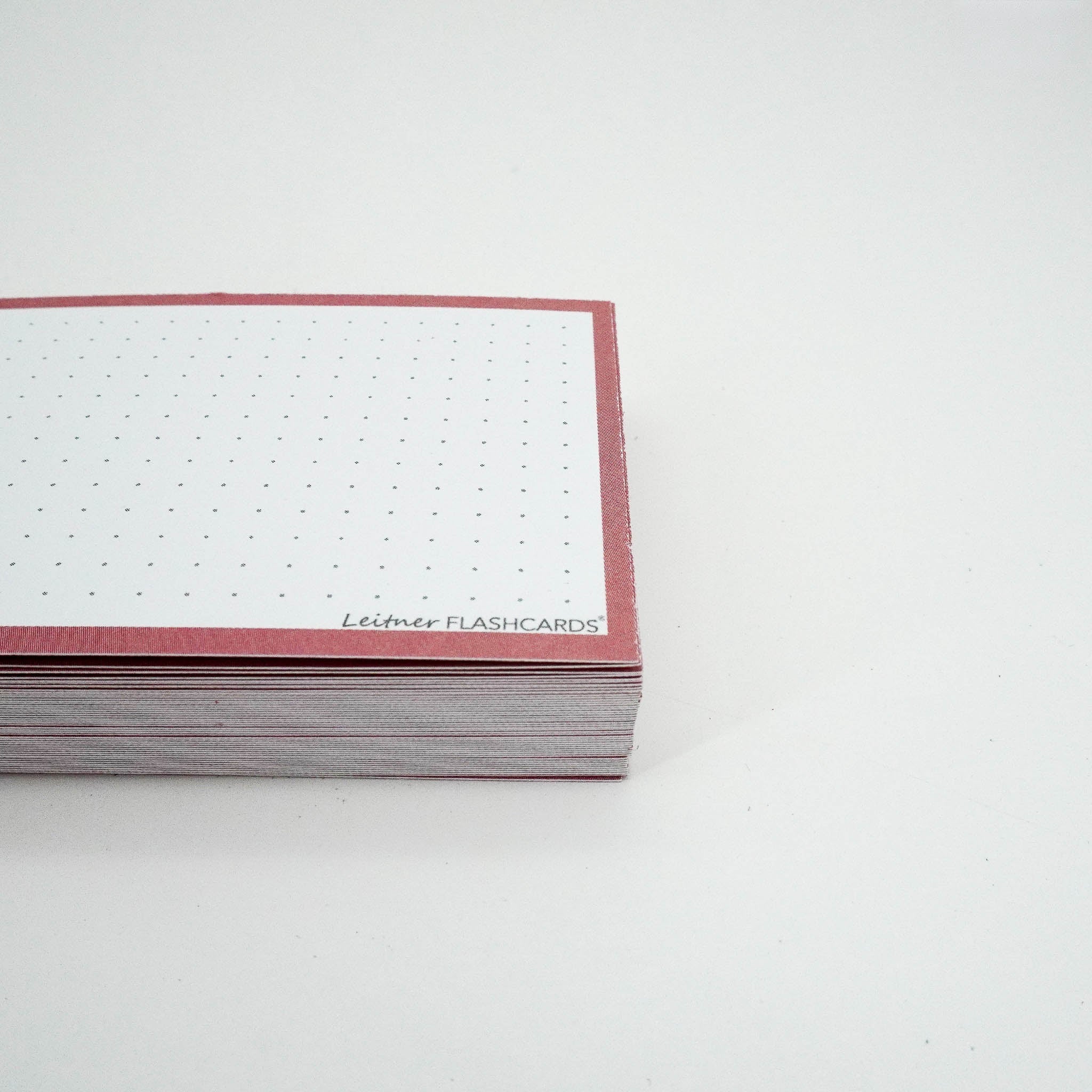 Leitner Flashcards A7 Earth Dotted pink 5