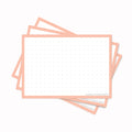 Leitner Flashcards A7 Earth Dotted pink