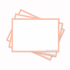 Leitner Flashcards A7 Earth Dotted pink