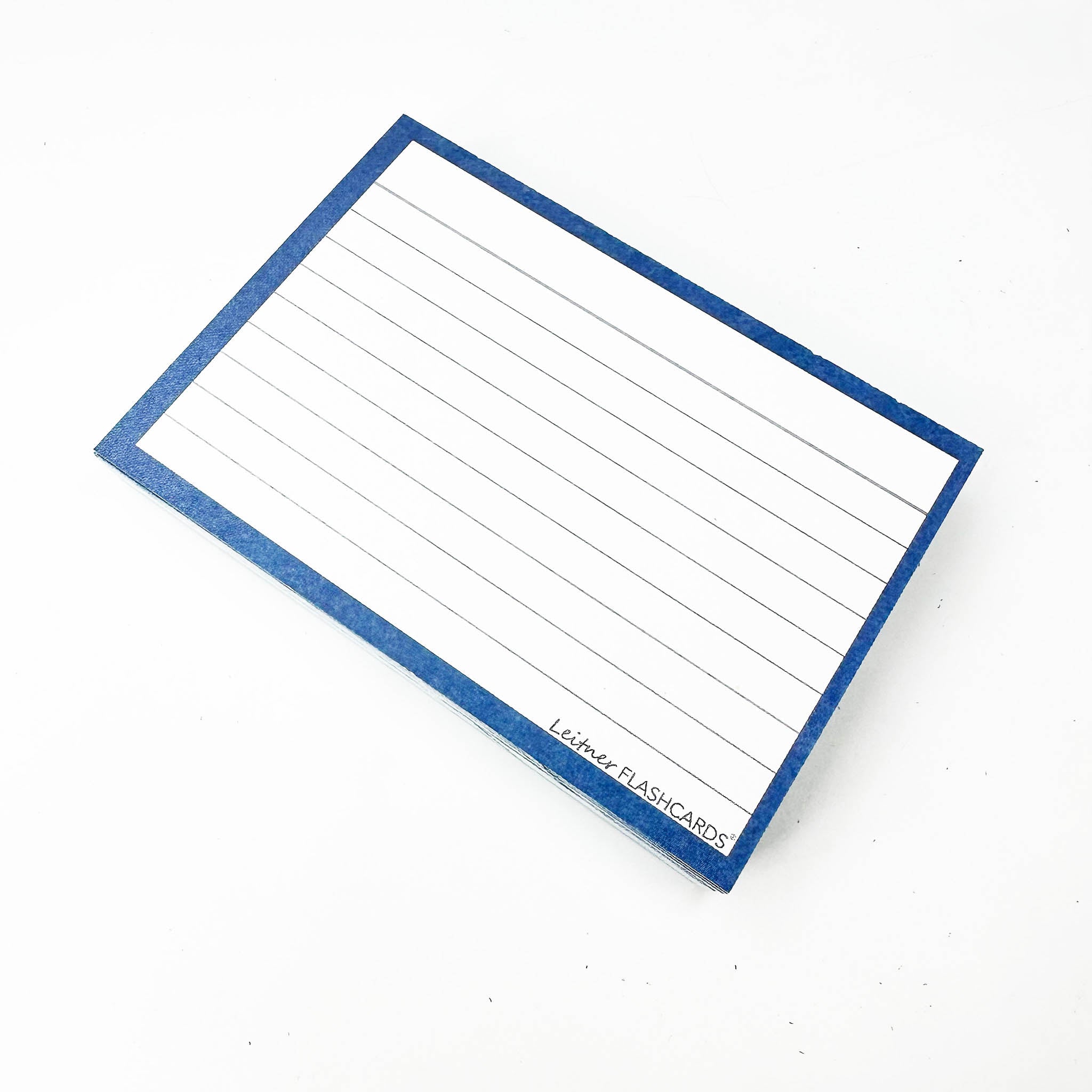 Leitner Flashcards A7 Earth Lined blue 2