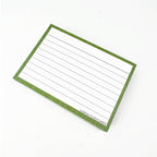 Leitner Flashcards A7 Earth Lined green 3
