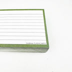 Leitner Flashcards A7 Earth Lined green 4