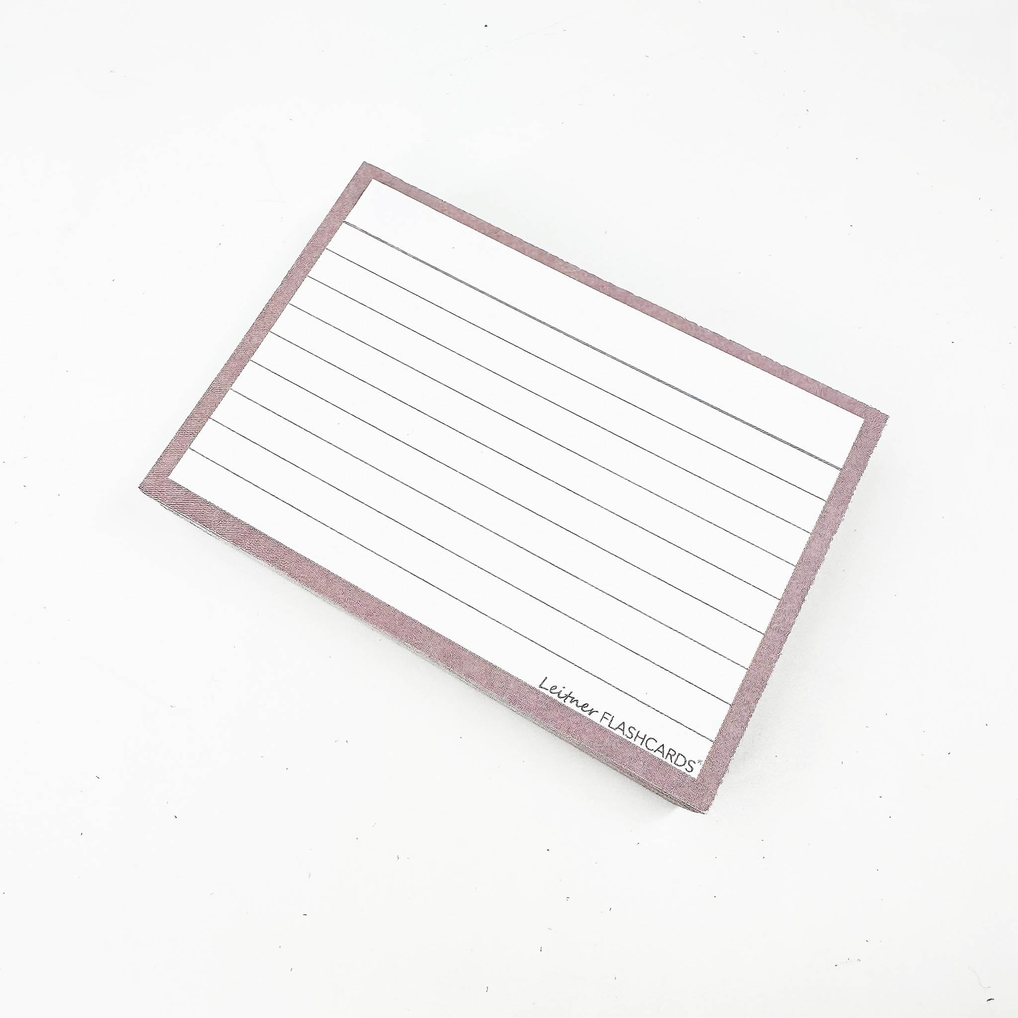 Leitner Flashcards A7 Earth Lined greige 2