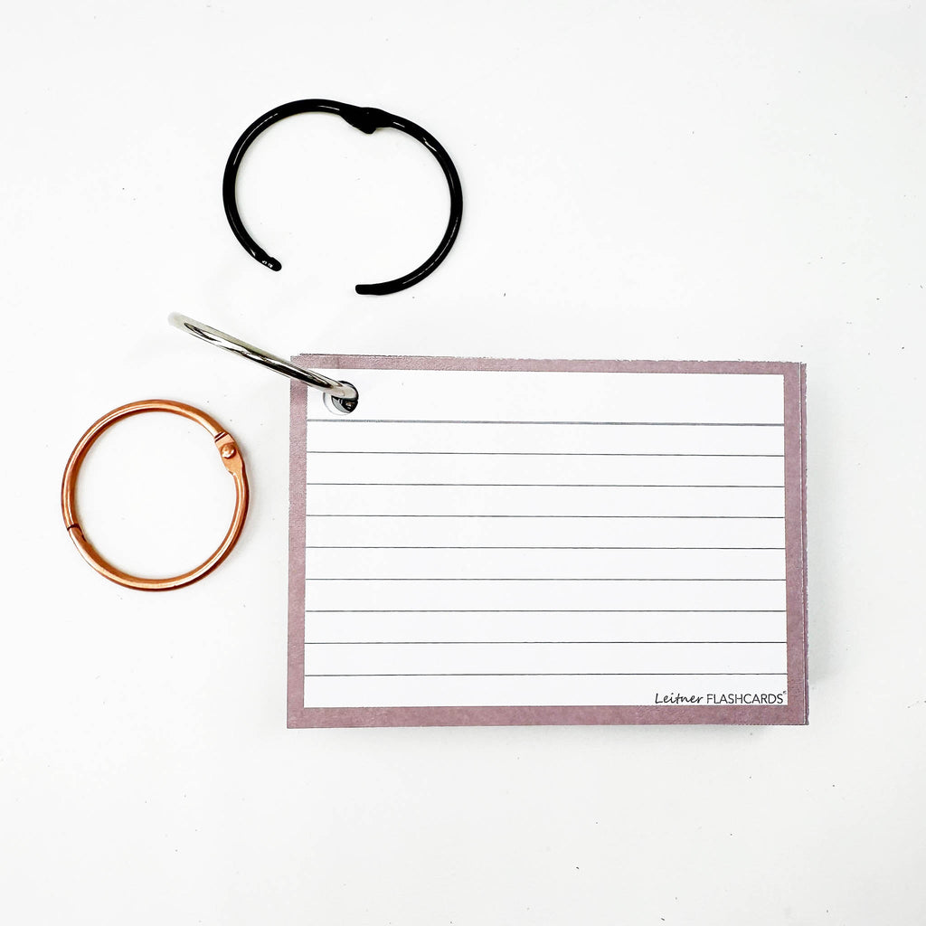 Leitner Flashcards A7 Earth Lined greige 3