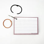 Leitner Flashcards A7 Earth Lined greige 3