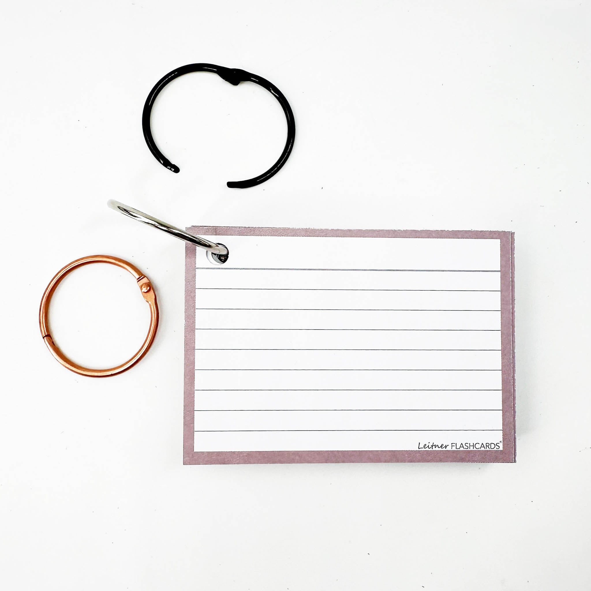 Leitner Flashcards A7 Earth Lined greige 3