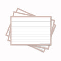 Leitner Flashcards A7 Earth Lined greige