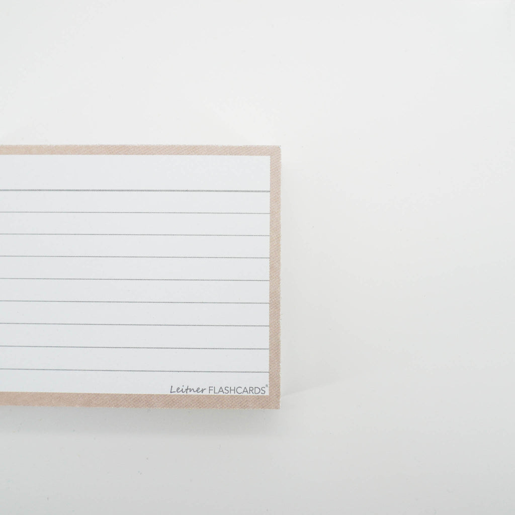 Leitner Flashcards A7 Earth Lined sand 2