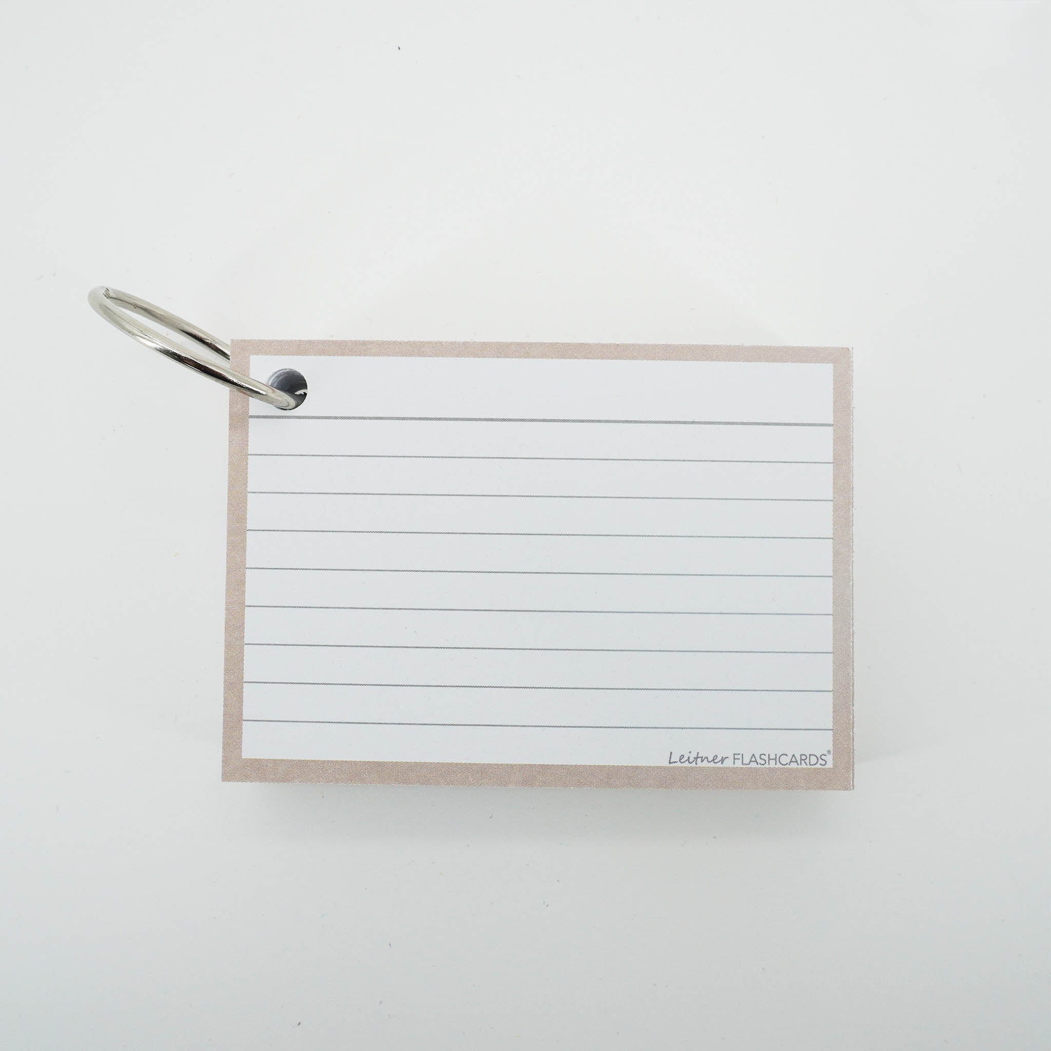 Leitner Flashcards A7 Earth Lined sand 4