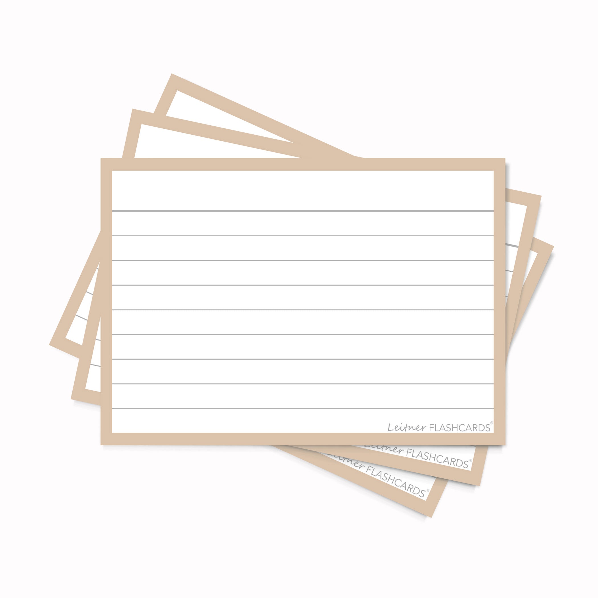 Leitner Flashcards A7 Earth Lined sand