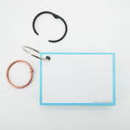 Leitner Flashcards A7 Pastel Dotted blue 7
