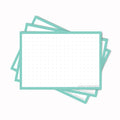 Leitner Flashcards A7 Pastel Dotted green